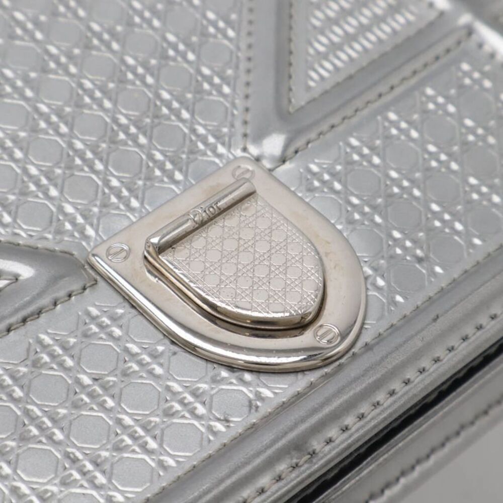 Dior Patent Leather Diorama Chain Wallet Clutch - Picture 5 of 9